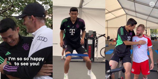 사진=바이에른 뮌헨 김민재를 환영하고, 그는 팀에 합류해 개인 훈련 중이다. / 바이에른 뮌헨 트위터 캡쳐
