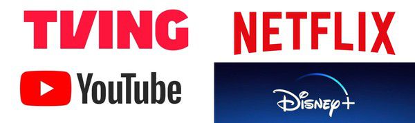 '연달아 인상' 2024년 OTT 서비스 요금제 전격 비교...유튜브, 넷플릭스, 티빙, 디즈니+ /사진 = 각 공식 사이트
