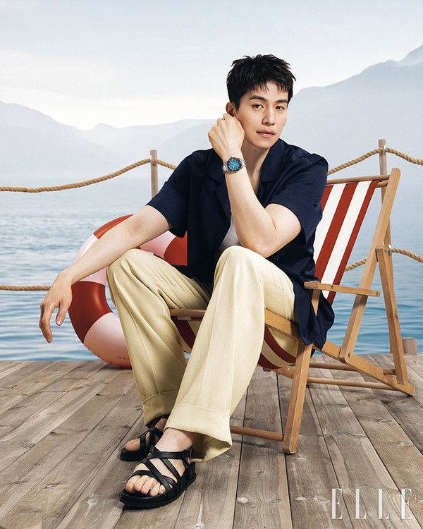 [FashiON] 손석구, 이동욱이 선보이는 여름 트렌드는? / (사진 = 엘르)