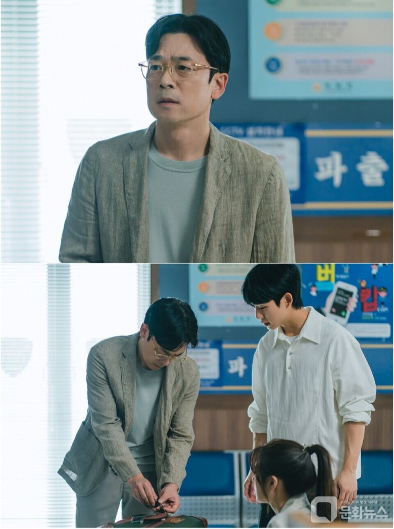 [엄마친구아들] 정해인·정소민, 이승준과 경찰서서 포착/사진제공=tvN