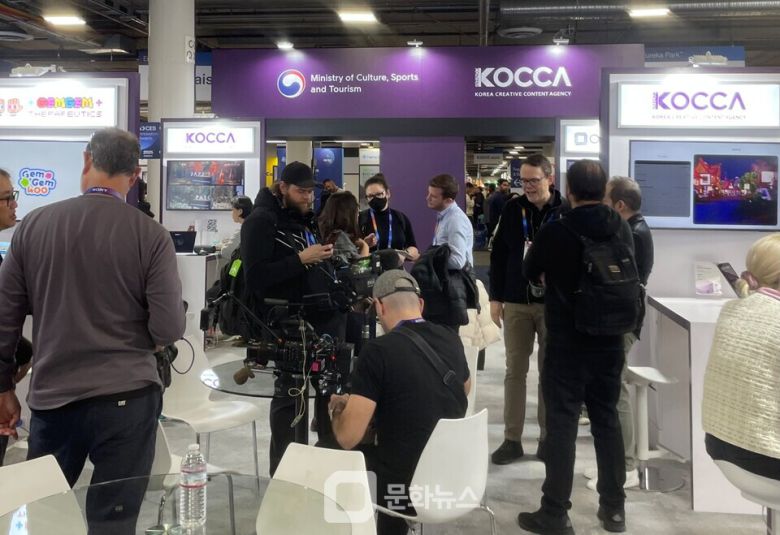 한국콘텐츠진흥원은 지난 7일부터 10일까지 미국라스베이거스에서 열린 CES 2025에서 KOCCA 공동관을 운영했다. (사진제공=한국콘텐츠진흥원)