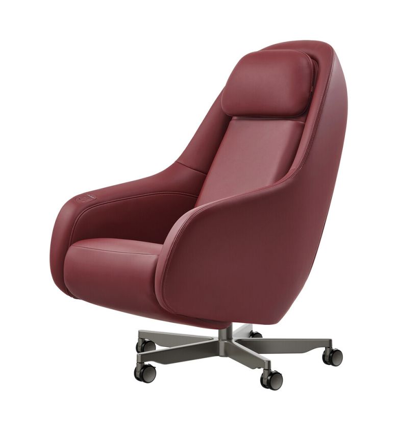 코웨이 비렉스 트리플체어 바퀴형 와인레드 제품이미지 / 사진제공=코웨이