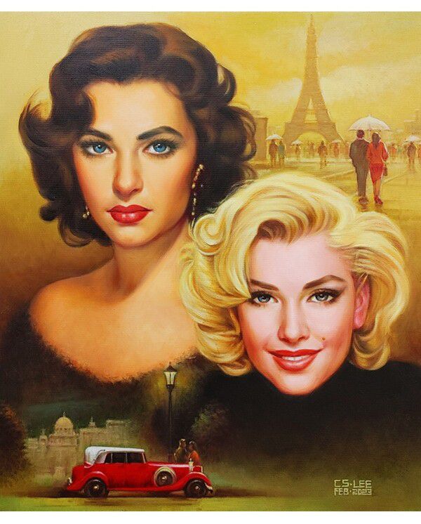 이창석 작가,Film actor - in to the Cinema (10호F).사진=큐알아트 제공