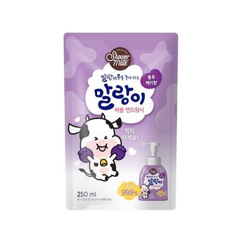 샤워메이트 말랑카우 버블 핸드워시 리필형 제품 / 사진제공=쿠팡