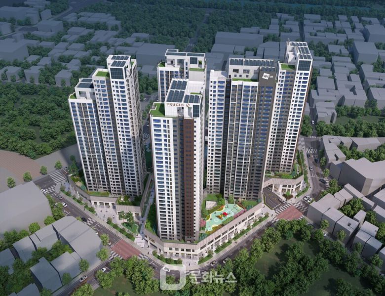 리버센트 푸르지오 위브 조감도 / 사진제공=대우건설