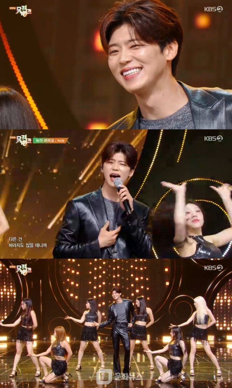 가수 박지현이 4일 방송된 KBS2 ‘뮤직뱅크’에서 신곡 ‘녹아 버려요’ 무대를 처음으로 공개하며 본격적인 활동에 나섰다. / 사진제공=KBS