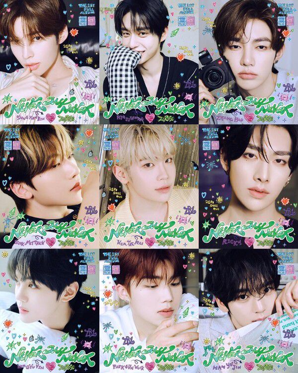 ‘9인 9색 매력 폭발’…제로베이스원, 정규 1집 ‘NEVER SAY NEVER’ 디지팩 콘셉트 포토 공개 / 사진=웨이크원