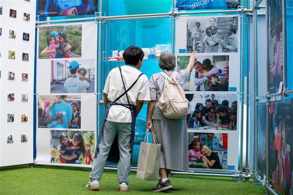 ‘전 세계 어린이에 희망을’…호반프라퍼티·유니세프, 아브뉴프랑서 ‘베어벌룬’ 전시 / 사진=호반프라퍼티