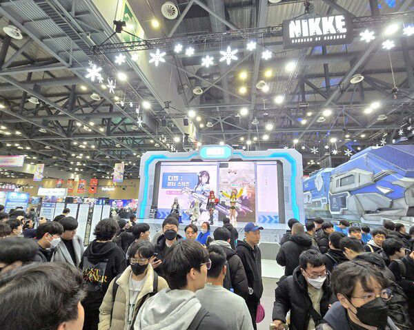 '승리의 여신: 니케' 부스./연합뉴스