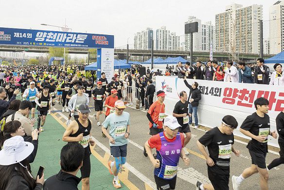 벚꽃 속을 달린다…양천마라톤 '벚꽃런' 5천명 선착순 모집 /. 사진=양천구청