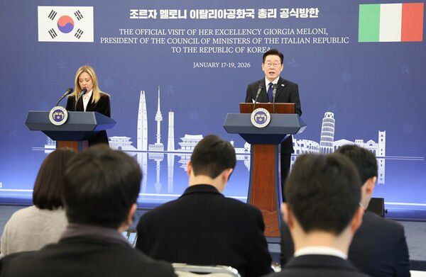 ‘과학·반도체·방산 협력 대폭 강화’…이재명·멜로니 “양국 미래 열겠다” / 사진=대한민국 정책브리핑