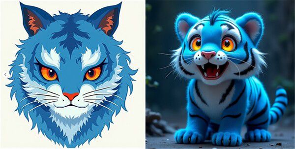 '더피' 캐릭터의 학습 전(왼쪽)과 학습 후(오른쪽) 모습. /국가유산진흥원 제공. 재판매 및 DB 금지