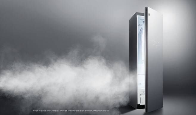 트루스팀 기술이 적용된 LG전자 스타일러/사진제공=LG전자