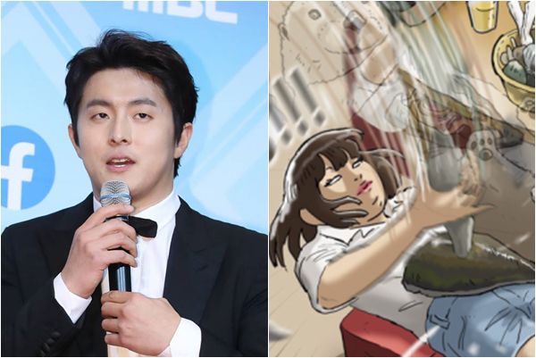 왼쪽부터 웹툰작가 '기안84', 웹툰 '복학왕' 304회./사진=뉴시스, 네이버 웹툰