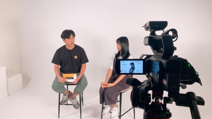 지난달 30일 서울 종로구 머니투데이에서 진행된 '노래하는 하람' 인터뷰 현장. /사진=조동휘 기자