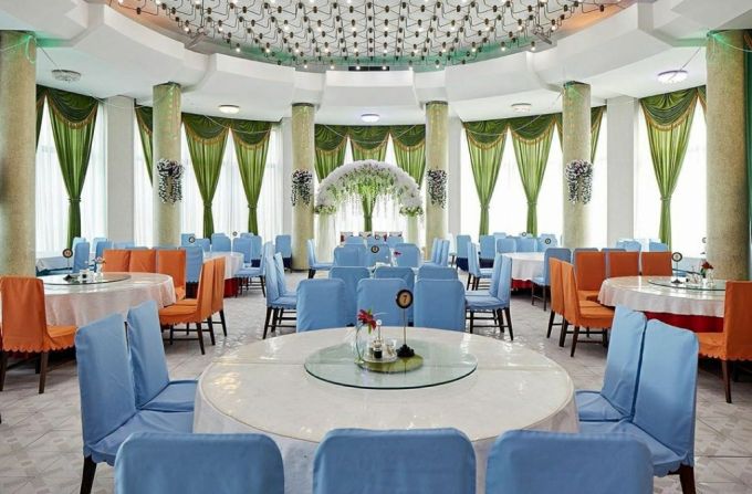 북한 평양 청년호텔. /사진=인스타그램 hotelsofnorthkorea