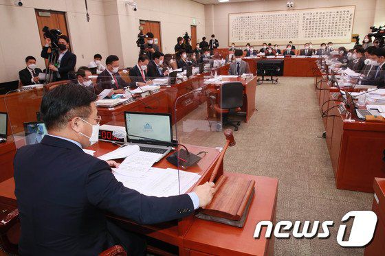 국회 법제사법위원회 대법원 국정감사 현장./ 사진=뉴스1