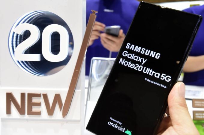 삼성저자 플래그십 스마트폰 '갤럭시노트20' /사진=머니S