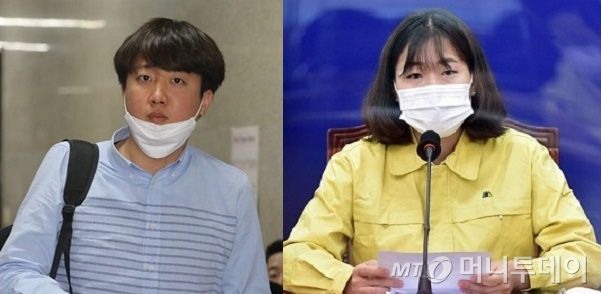 이준석 미래통합당(현 국민의힘) 전 최고위원(왼쪽)과 박성민 더불어민주당 최고위원./사진제공=뉴시스