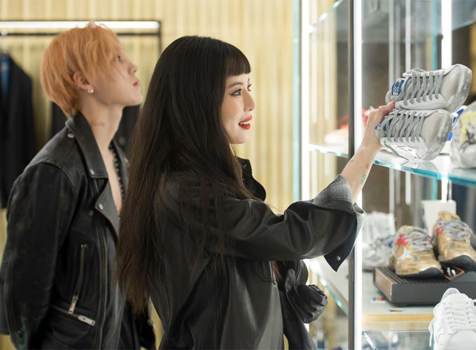 가수 던, 현아 커플/사진제공=골든구스(GOLDEN GOOSE)