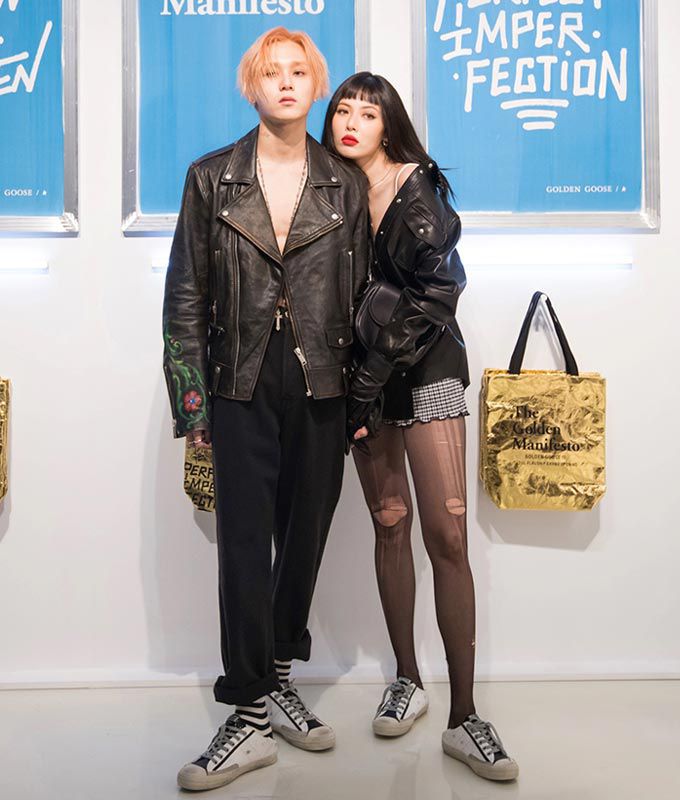 가수 던, 현아 커플/사진제공=골든구스(GOLDEN GOOSE)