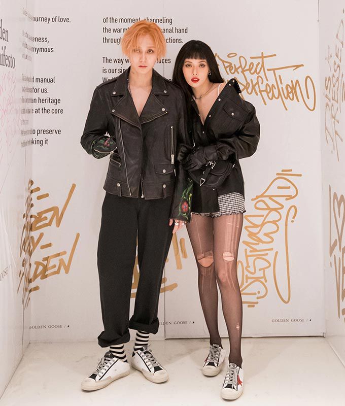 가수 던, 현아 커플/사진제공=골든구스(GOLDEN GOOSE)