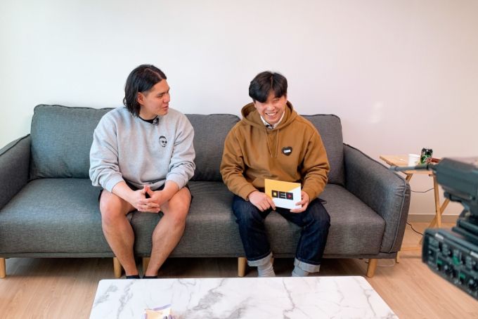 지난달 29일 인천 연수구 송도에서 진행된 '미라클TV' 인터뷰 현장. /사진=조동휘 기자