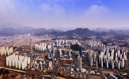 혁신도시 전경.