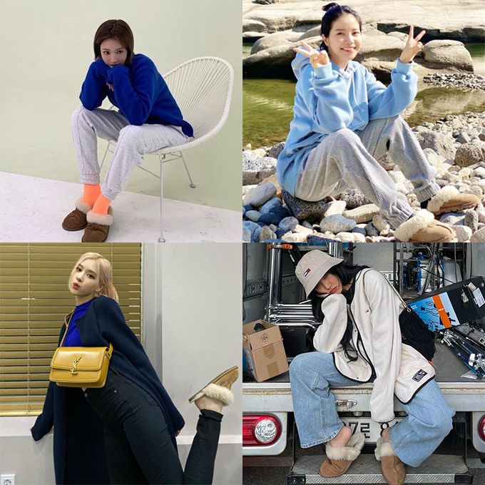 배우 고준희, 그룹 마마무 솔라, 블랙핑크 로제, 마마무 화사 /사진=인스타그램