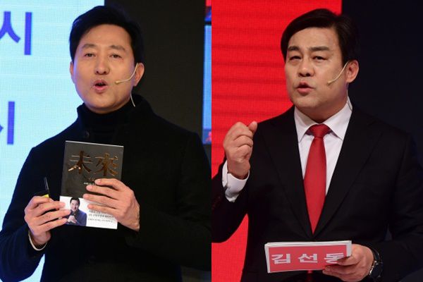 오세훈 전 서울시장(왼쪽)과 김선동 전 국민의힘 사무총장./사진=뉴스1