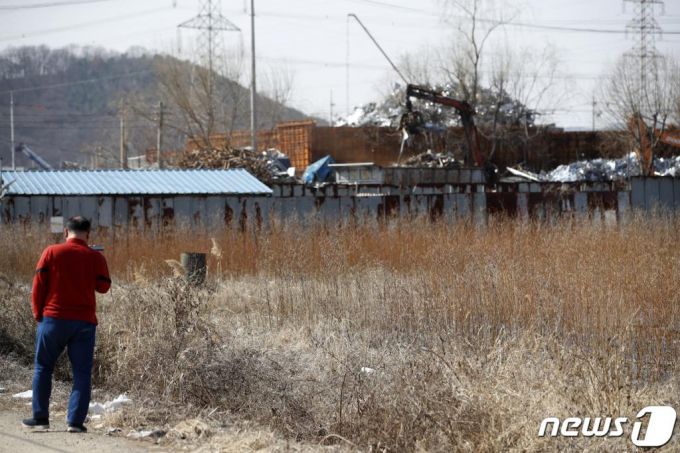 사진은 5일 오후 LH 직원들이 사들인 경기도 시흥시 과림동 소재 농지의 모습. /사진=뉴스1