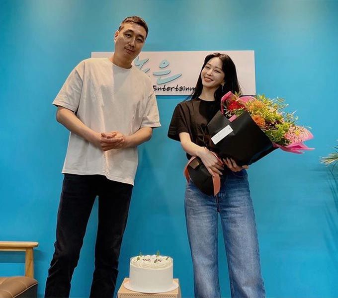 높은엔터테인먼트 손재연 대표, 배우 한예슬/사진=한예슬 인스타그램