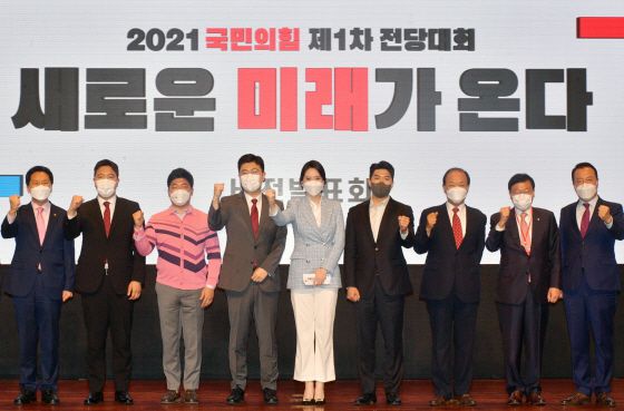 김종인 국민의힘 비대위원장이 지난해 12월 6일 오후 서울 영등포구 KNK디지털타워에서 열린 '청년국민의힘 창당대회'에서 축사를 하고 있다./사진=뉴스1