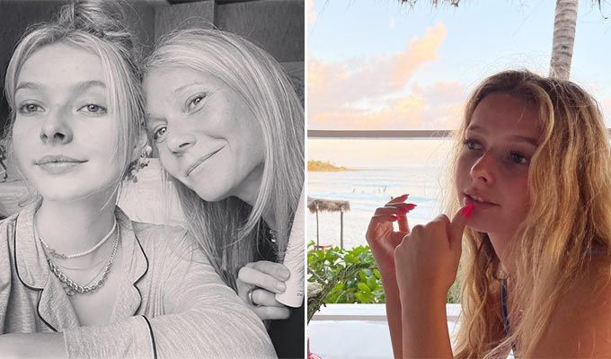 할리우드 배우 기네스 펠트로와 딸 애플 마틴/사진=기네스 펠트로 인스타그램