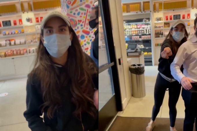 2020년 12월 26일 사건 당시 폰센토의 모습. /사진='keyonharrold' 인스타그램 캡처