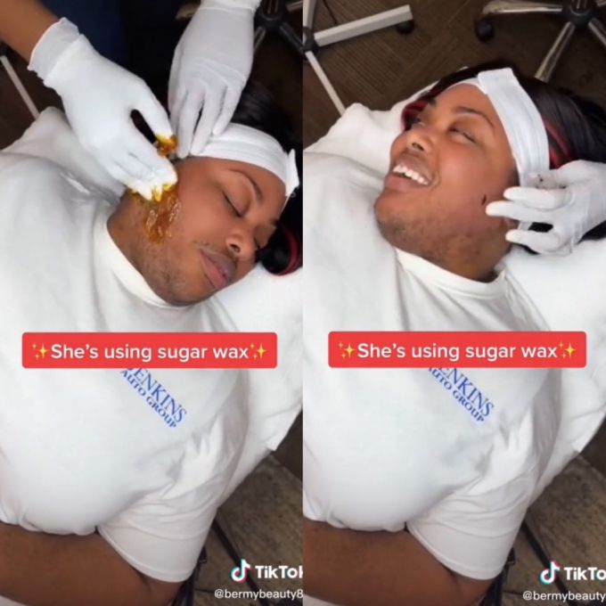 다모증을 앓고 있는 미국 여성의 사연이 화제다. /사진=틱톡 'bermybeauty85' 캡처