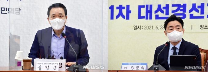 (좌) 성일종 국민의힘 의원, (우) 강훈식 더불어민주당 의원/사진=뉴시스