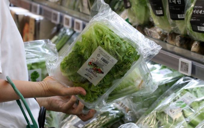 [서울=뉴시스] 백동현 기자 = 서울 시내 한 대형마트에서 시민들이 장을 보고 있다. 2021.08.23. livertrent@newsis.com