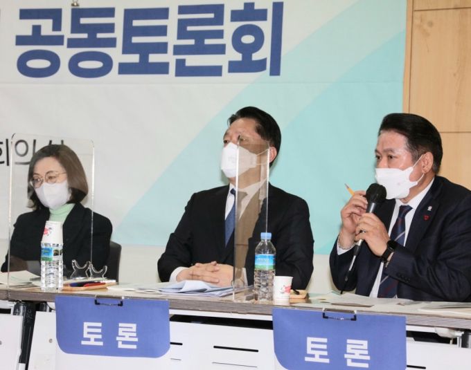 은수미 성남시장, 정덕천 부천시장, 최대호 안양시장