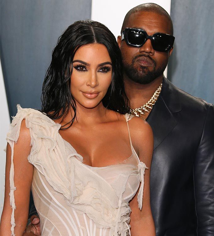 할리우드 스타 킴 카다시안과 그와 이혼 소송중인 래퍼 카니예 웨스트/사진=AFP/뉴스1