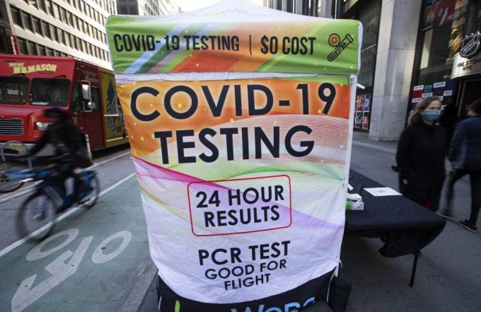 미국 코로나 검사/사진=뉴시스