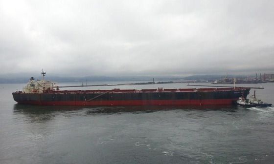 = 우루과이 인근 남대서양 해양에서 한국인 선원 8명이 탑승한 화물선 '스텔라 데이지(Stella Daisy)'호. (마린트래픽닷컴 캡쳐) 2017.4.1/뉴스1