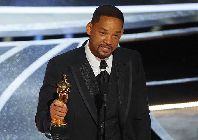 영화 '킹 리차드'로 오스카 남우주연상을 수상한 할리우드 배우 윌 스미스/사진=Reuters/뉴스1