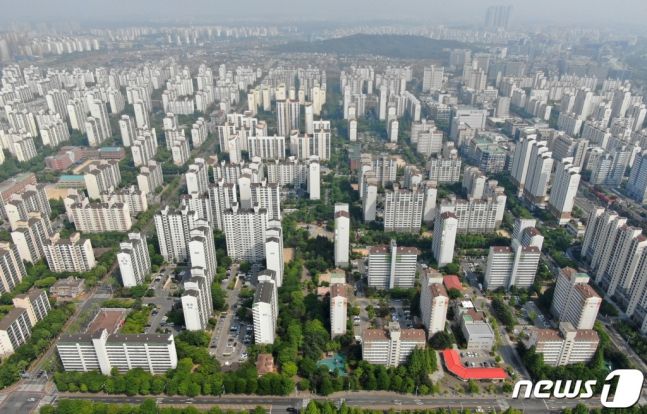 1기 신도시인 경기도 고양시 일산 서구 아파트단지 일대. /사진제공=뉴스1