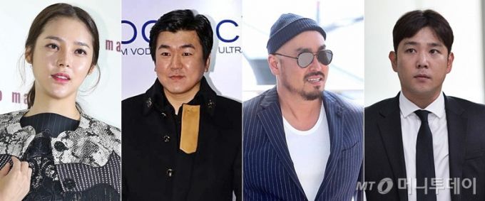 왼쪽부터 배우 박시연, 윤제문, 가수 길, 강인./사진=머니투데이 DB