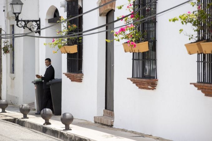 리오타가 영화 촬영을 위해 머물던 도미니카공화국의 한 호텔 /AFPBBNews=뉴스1