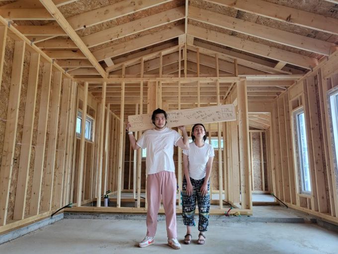 완성된 집도 기쁘겠으나, 집을 만들자는 꿈에 기꺼이 움직여주고, 함께 만들어낸 그 과정이 참 기쁘겠다 싶다고./사진=편채원 독자님 제공