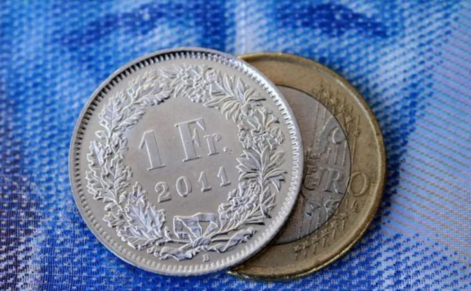 스위스프랑과 유로 /AFPBBNews=뉴스1