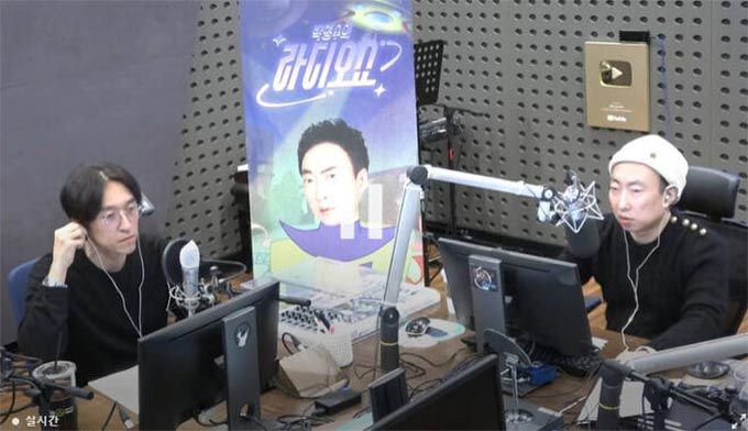 그룹 코요태 빽가, 코미디언 박명수./사진=KBS 쿨FM '박명수의 라디오쇼' 보이는 라디오