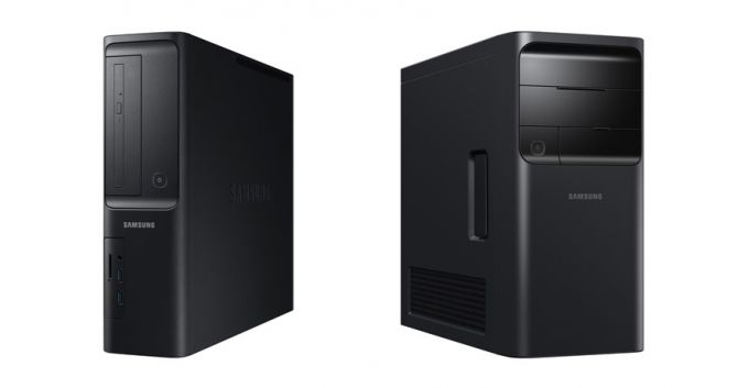 삼성 데스크탑 슬립형(왼쪽)과 타워형. /사진=삼성전자